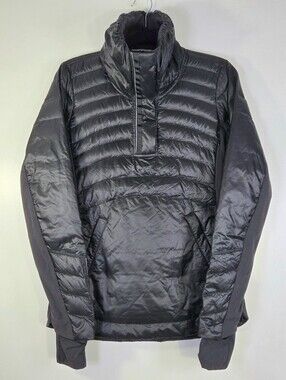 LULULEMON ATHLETICA DOWN FOR A RUN PULLOVER PUFFER JACKET.